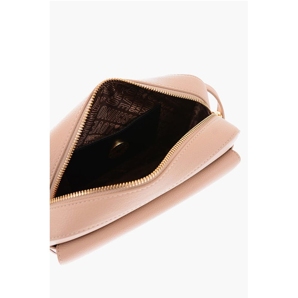 LOVE Textured Faux Leather Camera Bag with Maxi Pocket