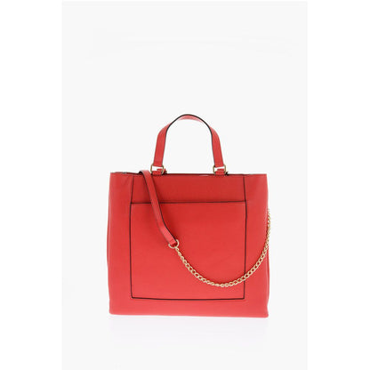LOVE Faux Leather Rectangular Bag with Maxi Patch Pocket