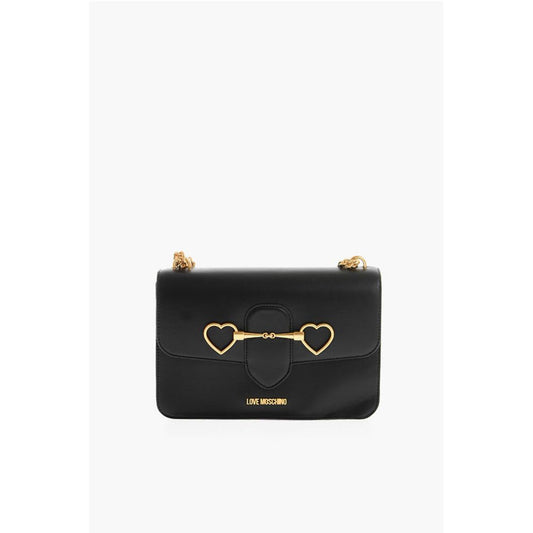 LOVE Chain and Clamp Shoulder Bag