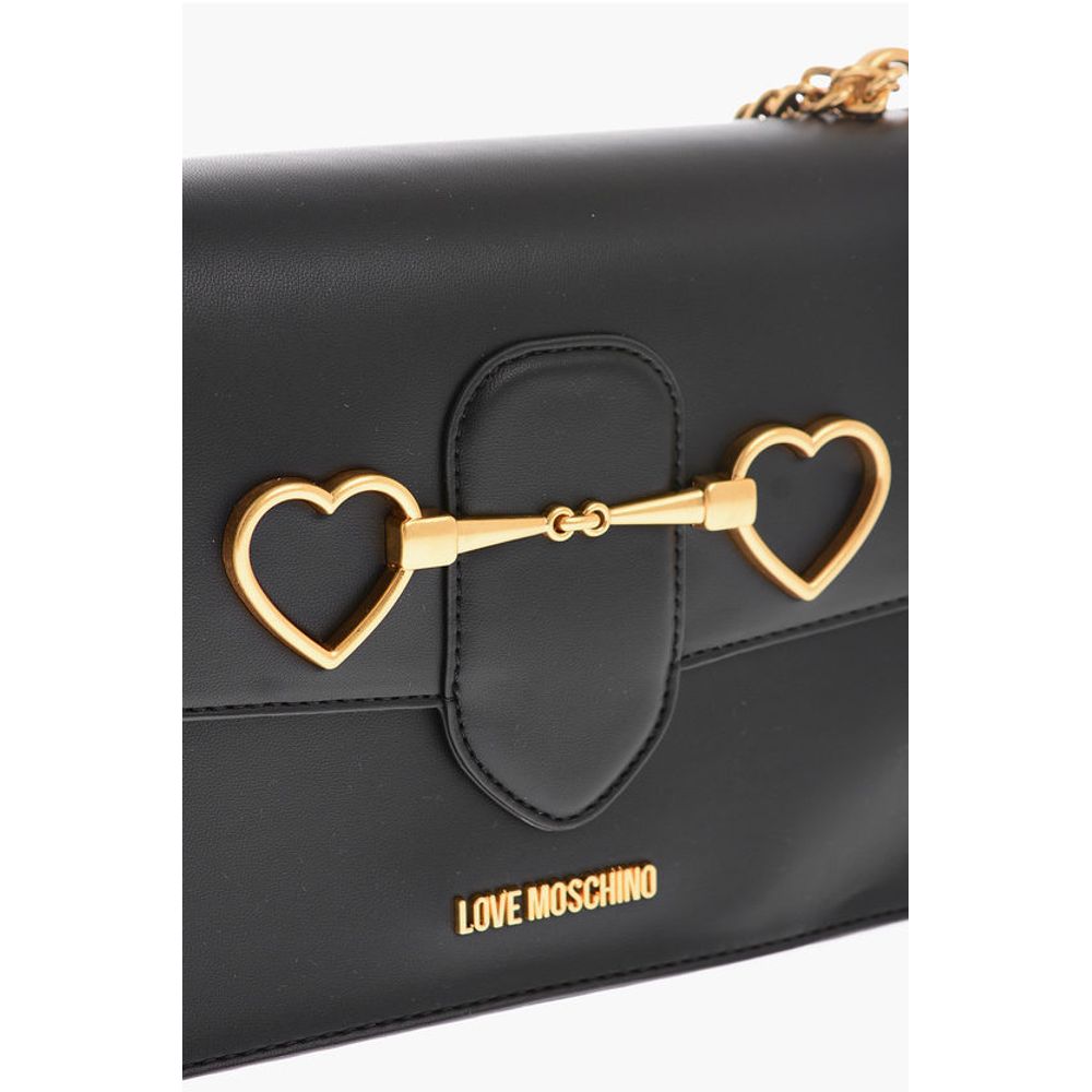 LOVE Chain and Clamp Shoulder Bag