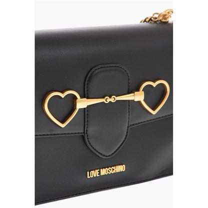 LOVE Chain and Clamp Shoulder Bag