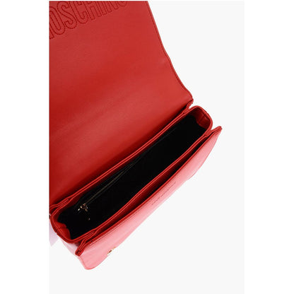 LOVE quilted faux leather shoulder bag