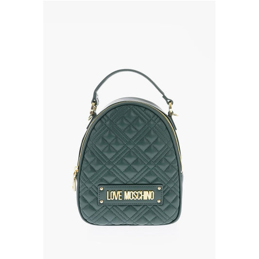 LOVE quilted faux leather bag with removable shoulder strap