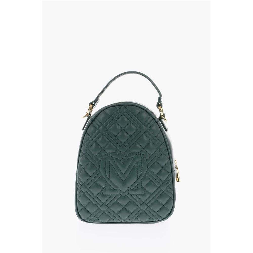 LOVE quilted faux leather bag with removable shoulder strap