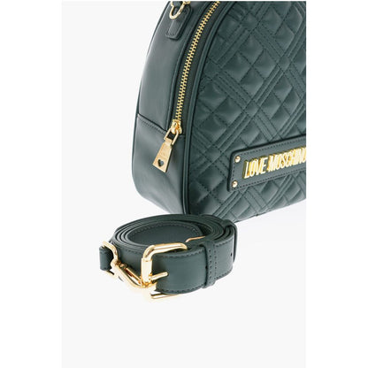 LOVE quilted faux leather bag with removable shoulder strap