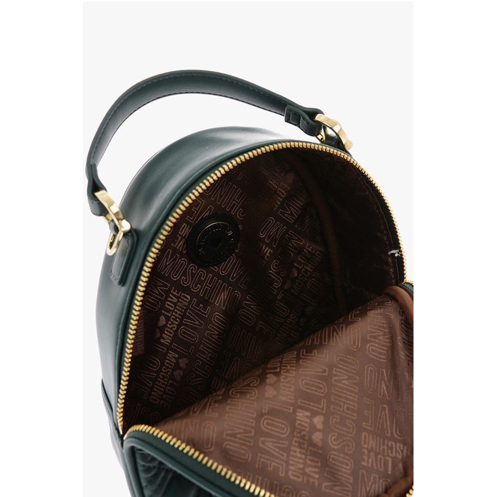 LOVE quilted faux leather bag with removable shoulder strap