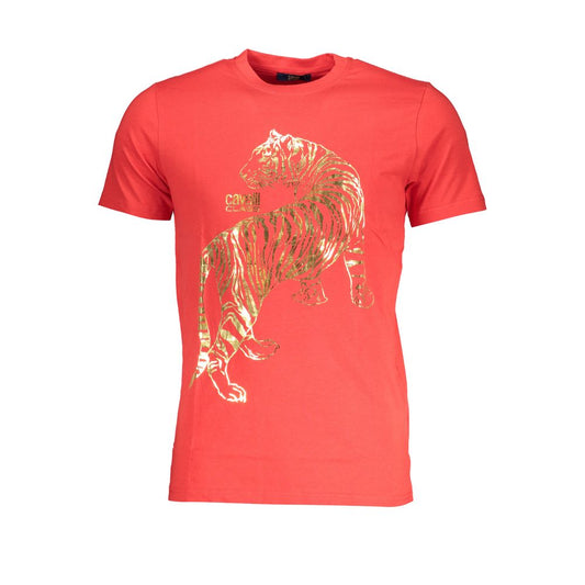 Camiseta roja de algodón