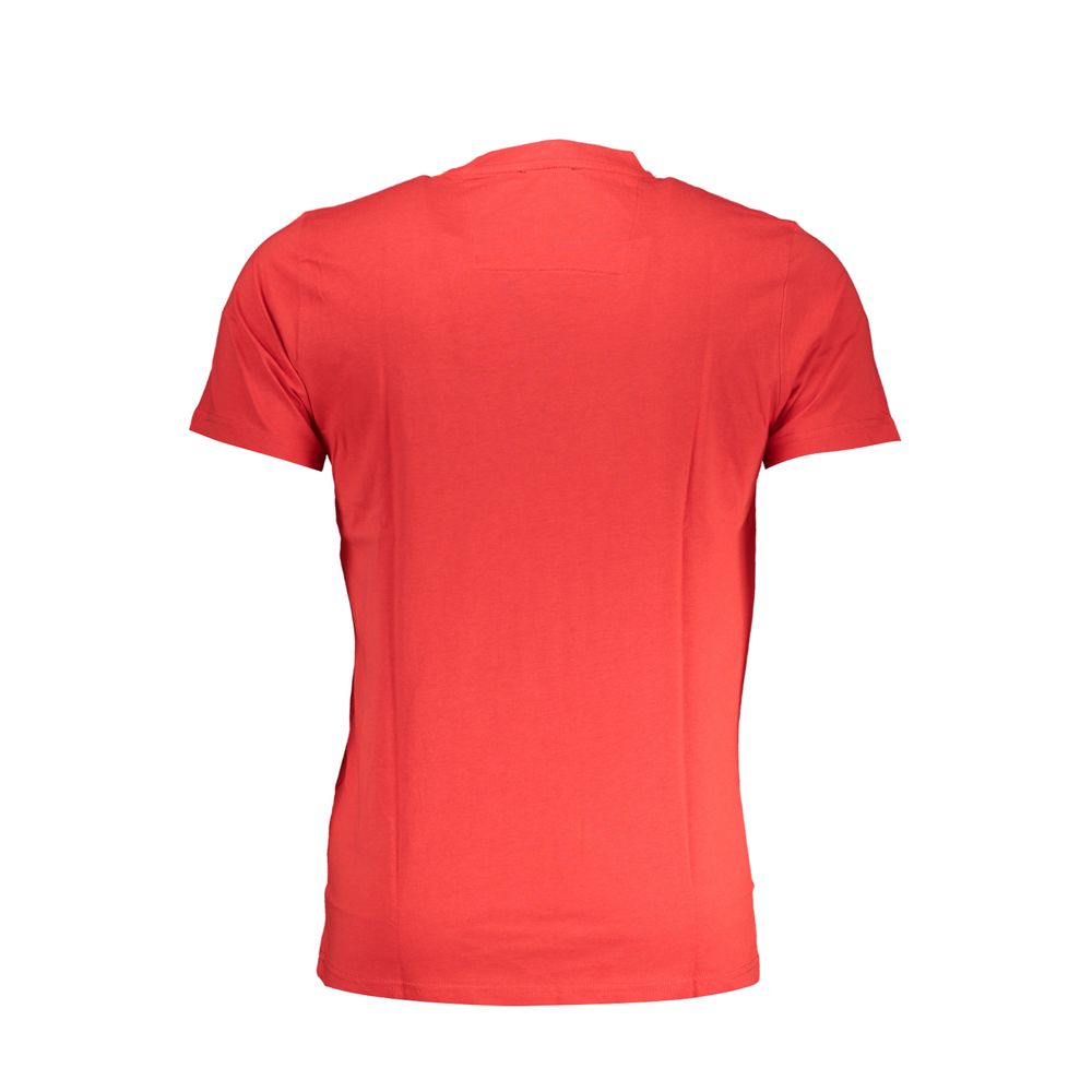 Camiseta roja de algodón