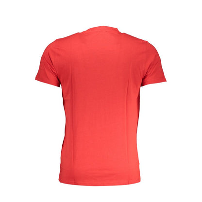 Camiseta roja de algodón
