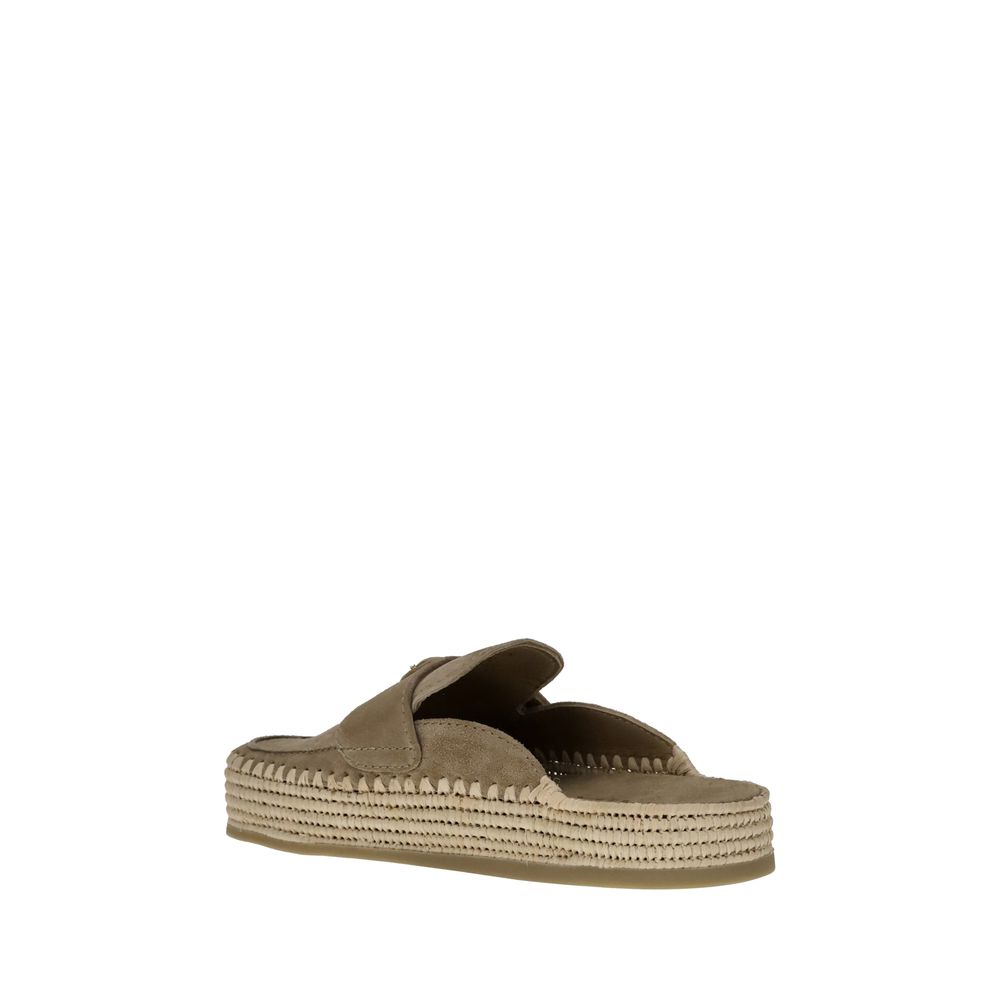Suede Mules