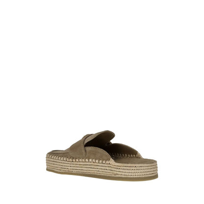 Suede Mules