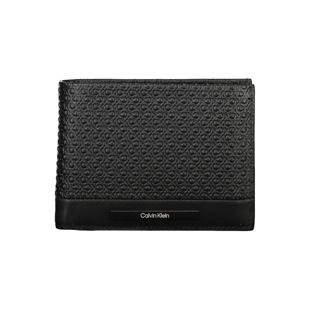 Elegante Cartera RFID de Piel Negra