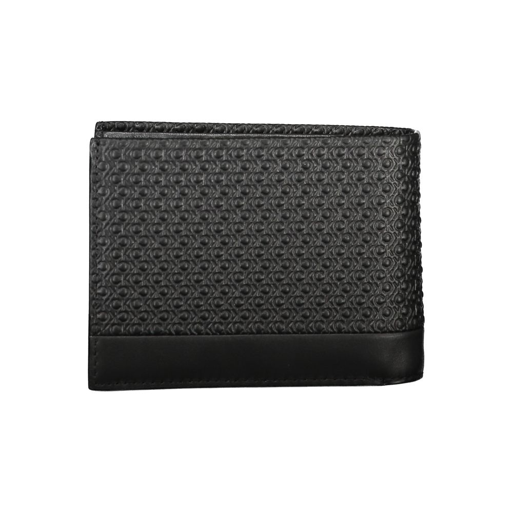 Elegante Cartera RFID de Piel Negra