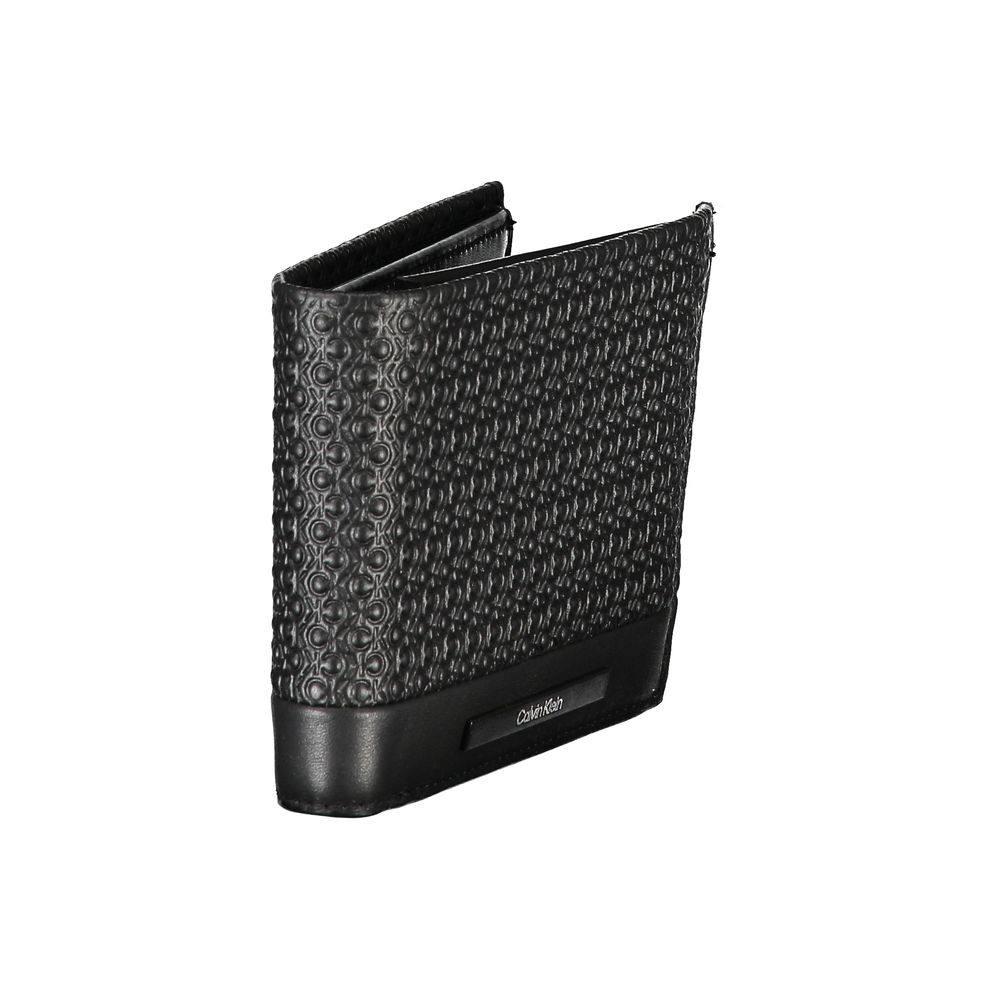 Elegante Cartera RFID de Piel Negra