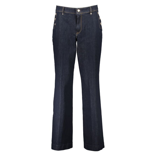 Pantalones y vaqueros de algodón azules