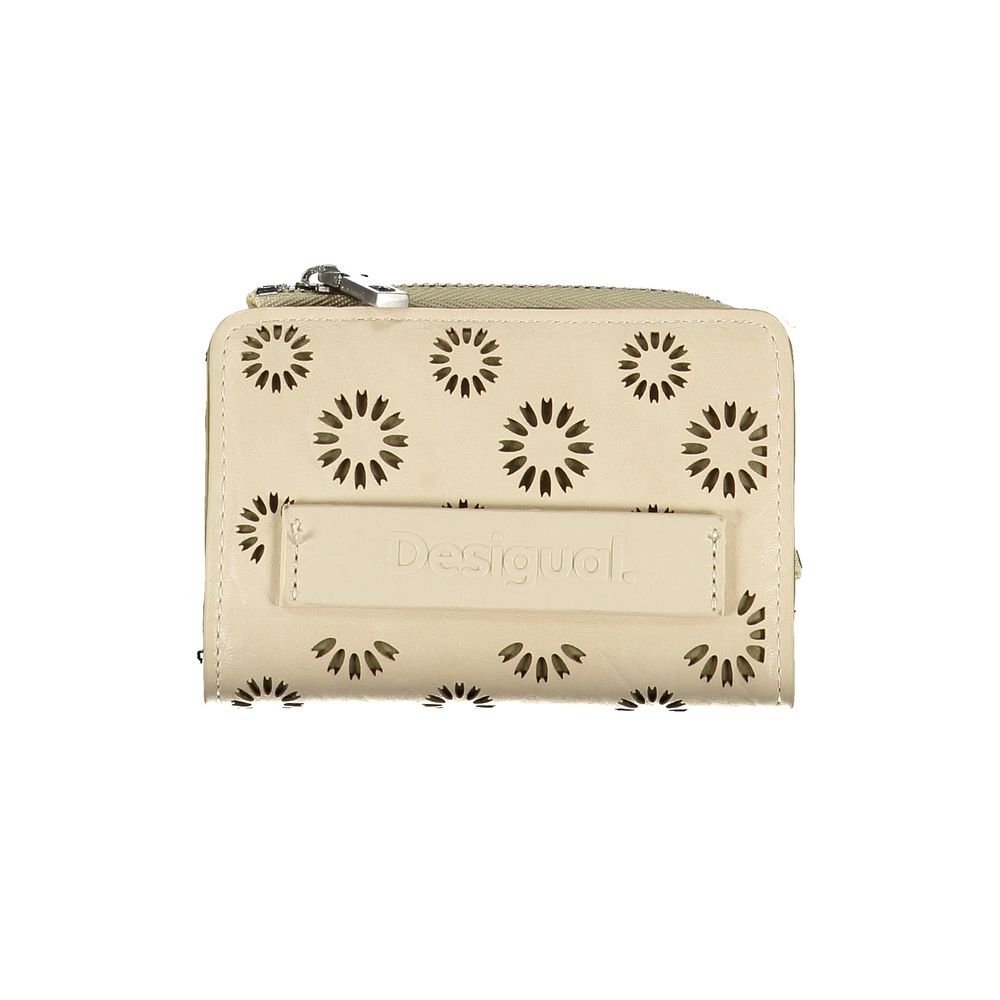Cartera de polietileno beige
