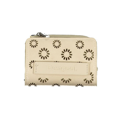 Cartera de polietileno beige
