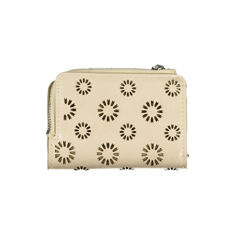Cartera de polietileno beige