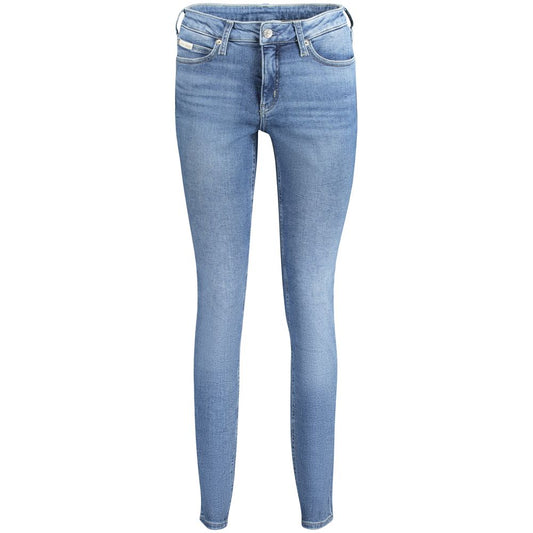 Pantalones y vaqueros de algodón azules