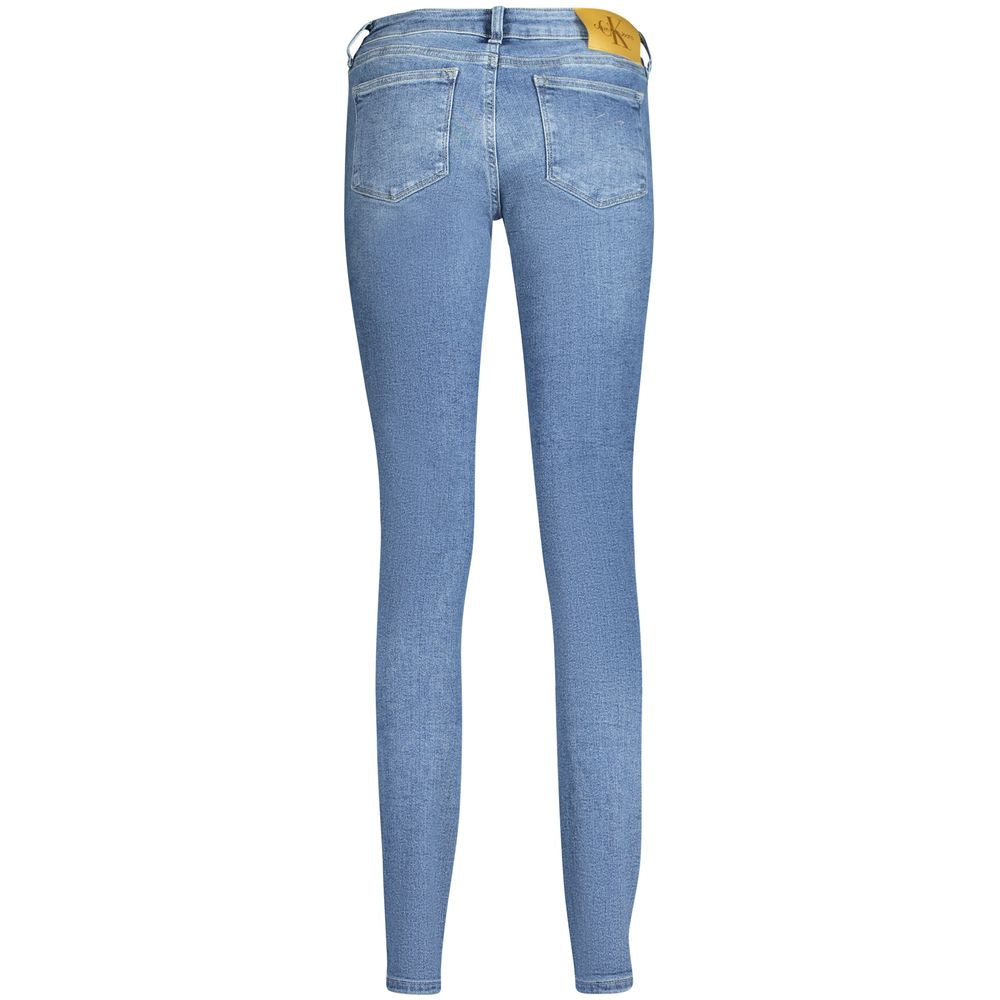 Pantalones y vaqueros de algodón azules