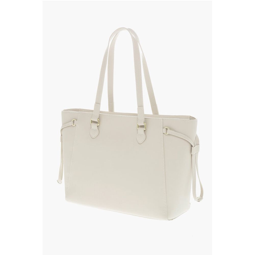 LOVE Saffiano Faux Leather Tote Bag
