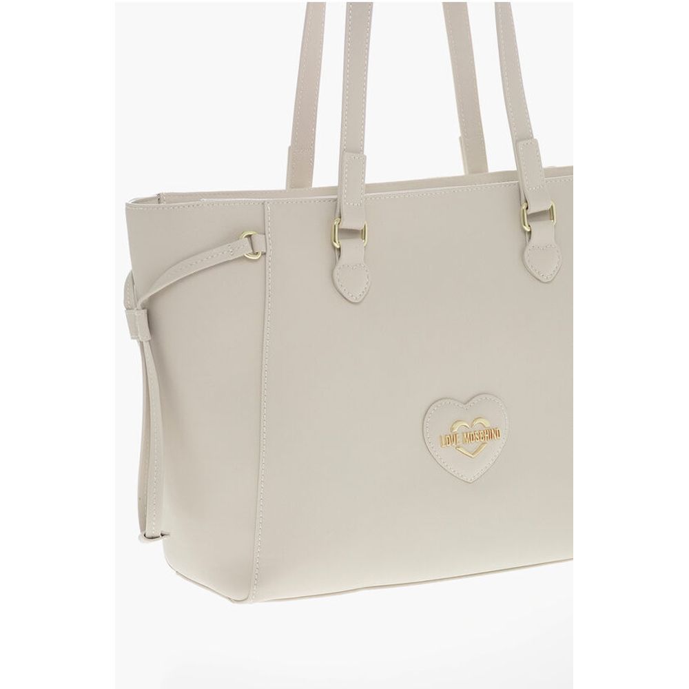 LOVE Saffiano Faux Leather Tote Bag