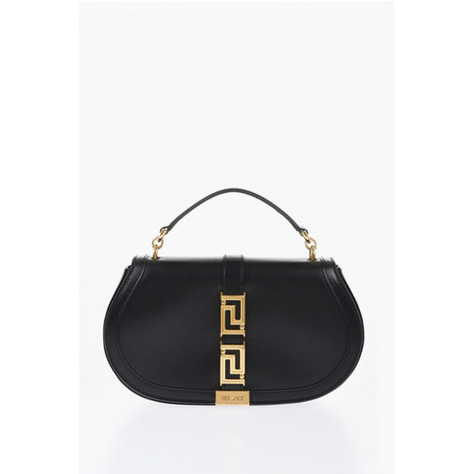 Leather GRECA GODDES Saddle Bag with Golden Detail