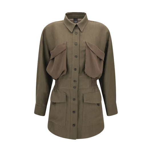 Chaqueta camisera de lino
