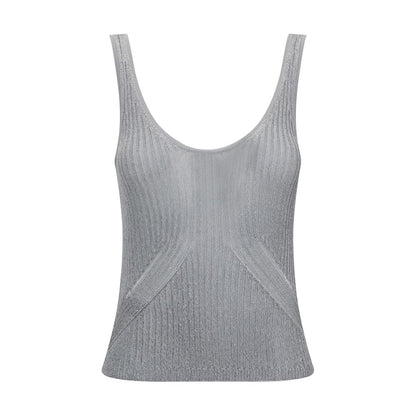 Metallic Knit Top