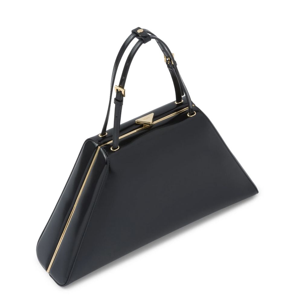 Black Leather Handbag