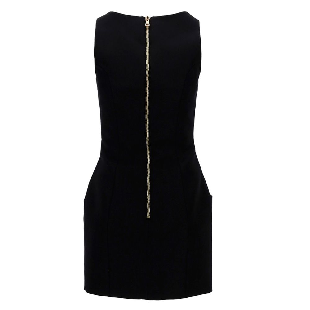 Black Wool Women's Dress