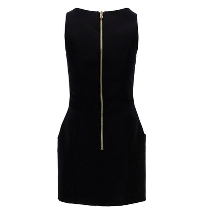 Black Wool Women's Dress