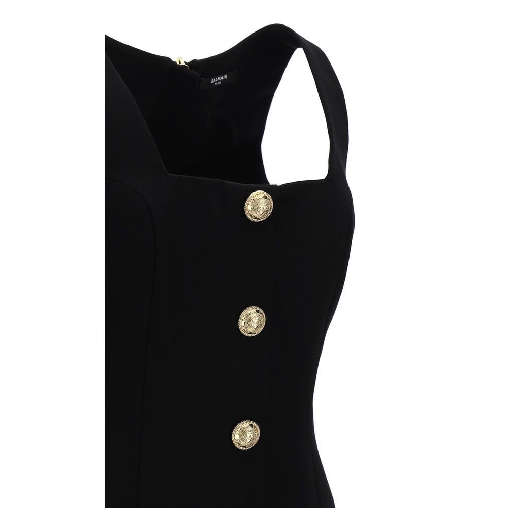 Black Wool Women's Dress
