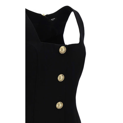 Black Wool Women's Dress