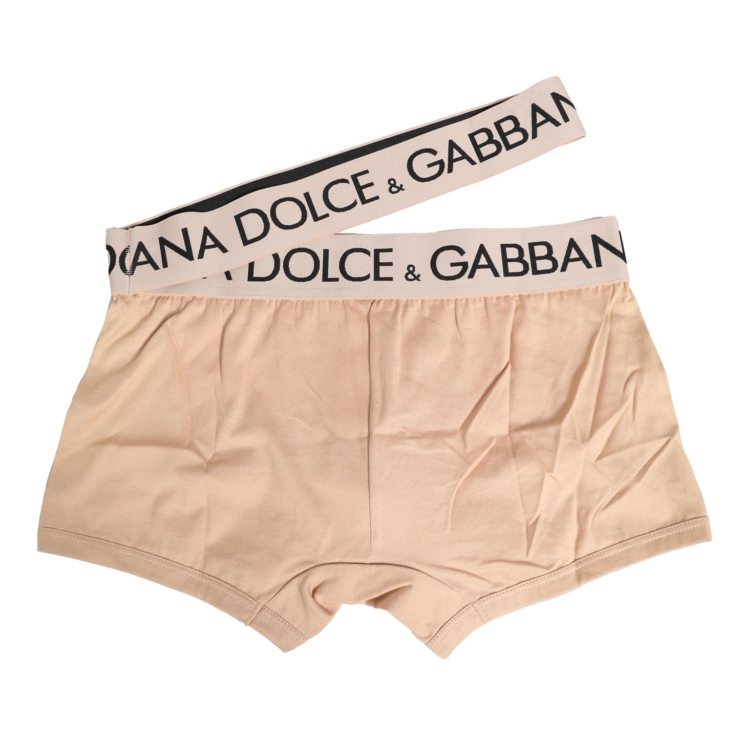 Beige Cotton Stretch Regular Boxer Underwear