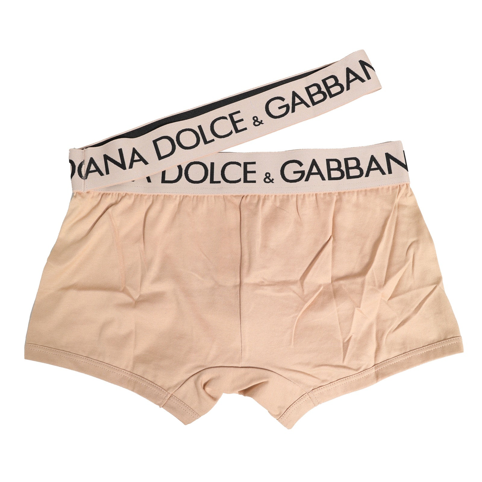 Beige Cotton Stretch Regular Boxer Underwear