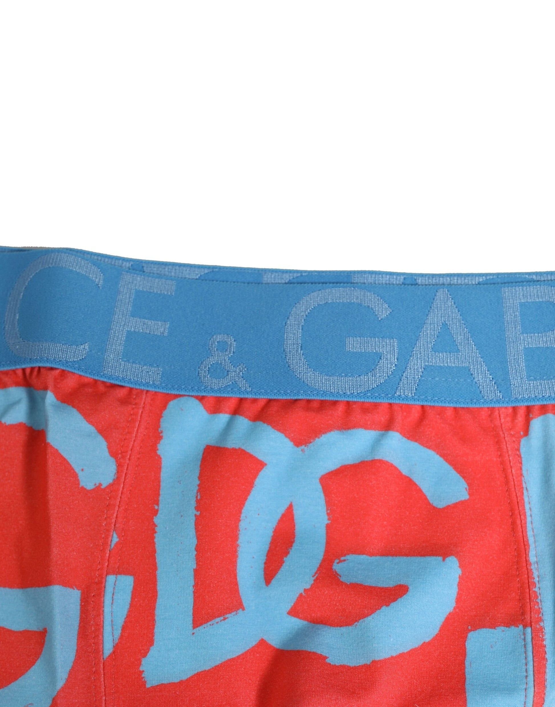 Multicolor Cotton Logo Print Boxer Underwear