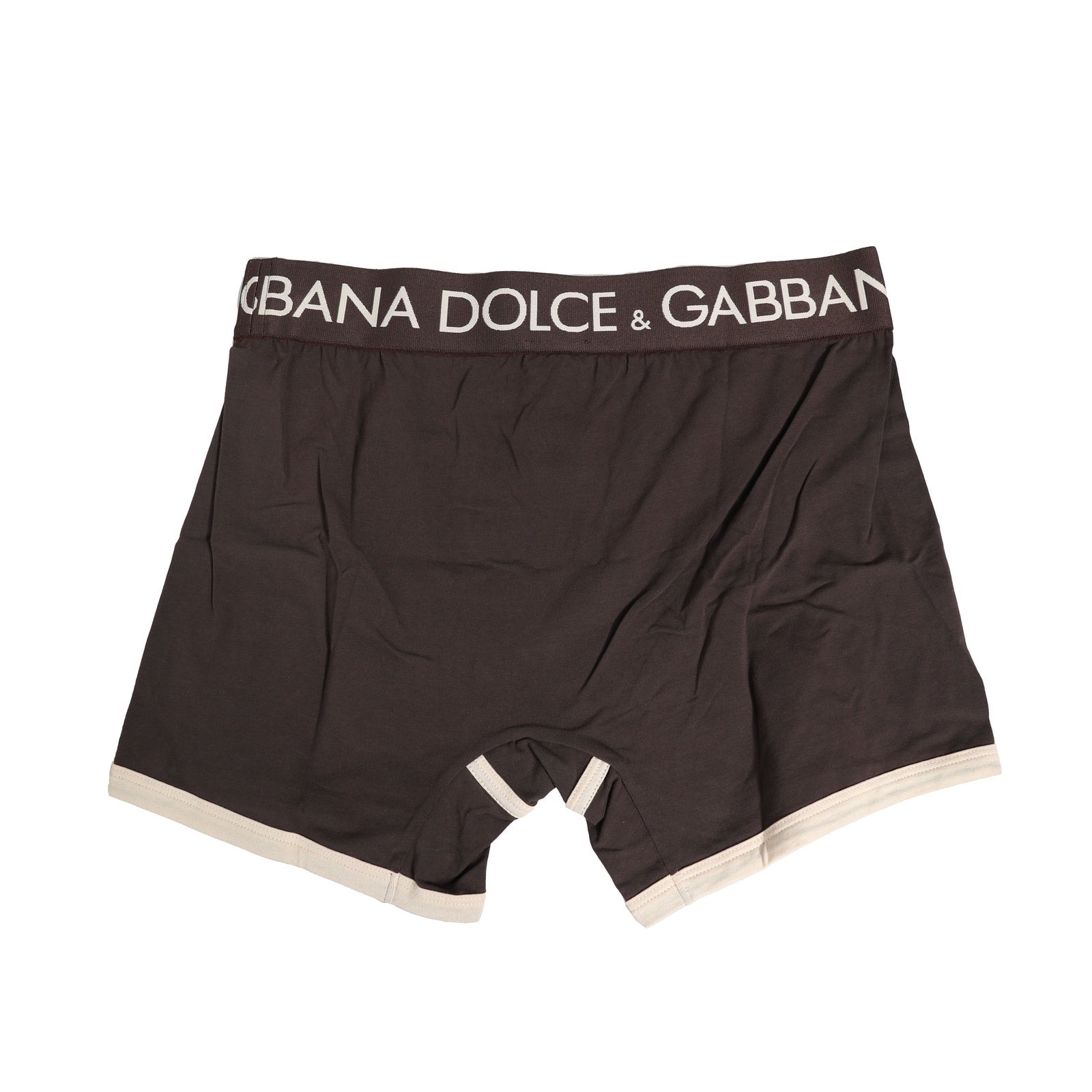 Brown Cotton Stretch Regular Boxer Underwear
