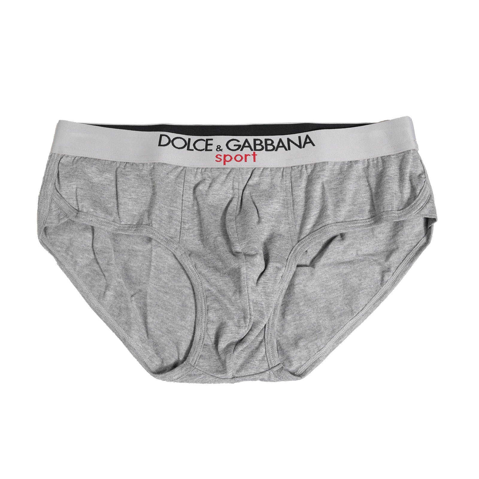 Gray Cotton Stretch Regular Men Brief Underwear
