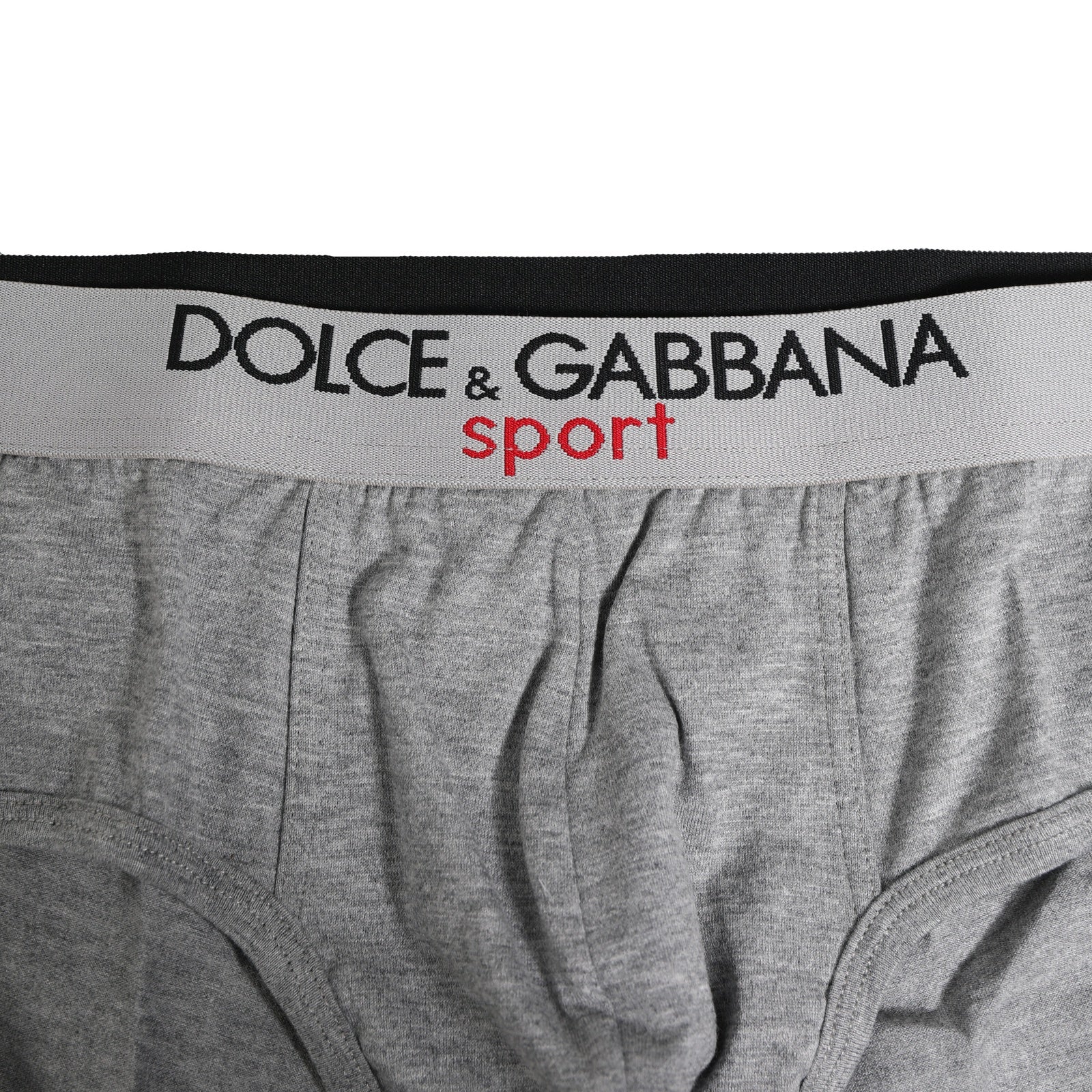 Gray Cotton Stretch Regular Men Brief Underwear