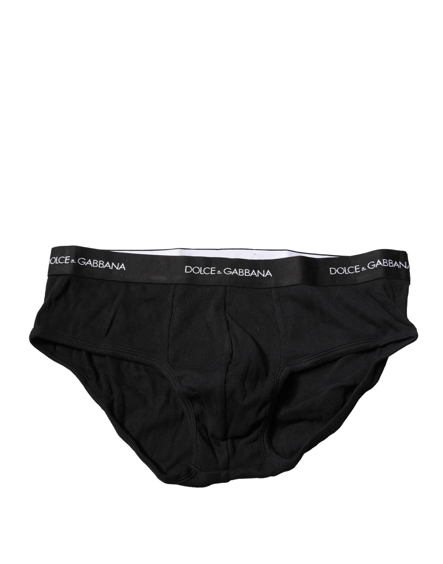 Black Cotton Stretch Regular Brief Underwear