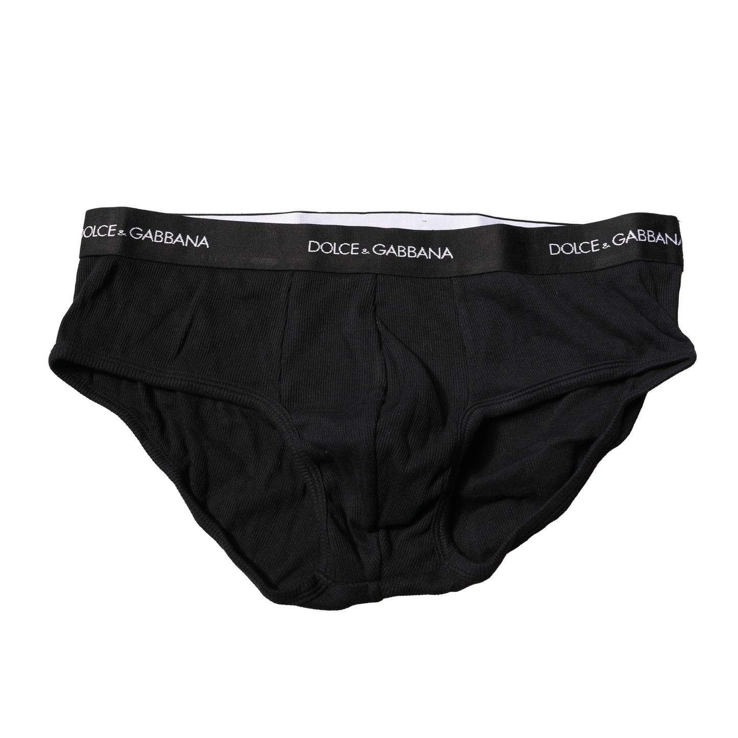Black Cotton Stretch Regular Brief Underwear