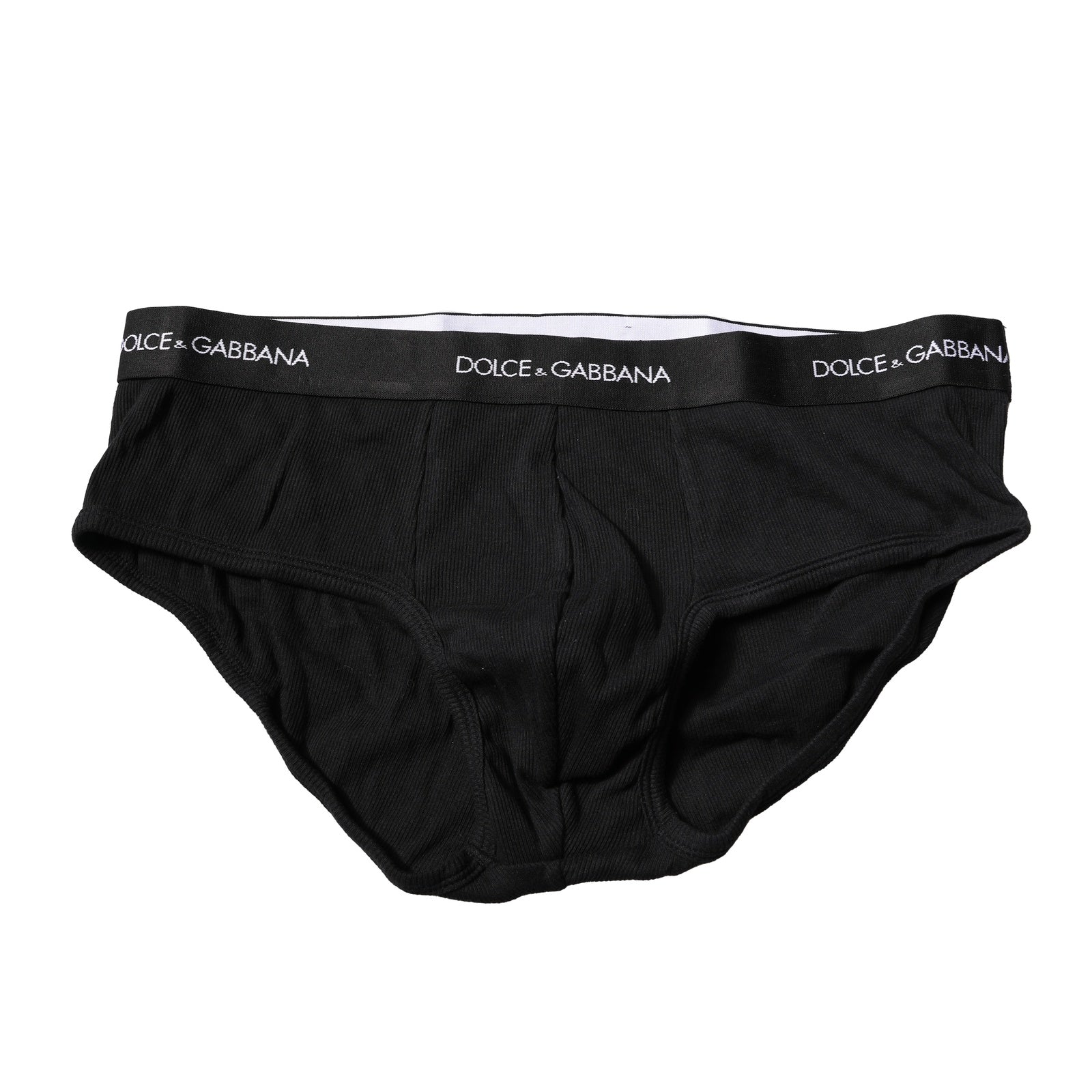 Black Cotton Stretch Regular Brief Underwear