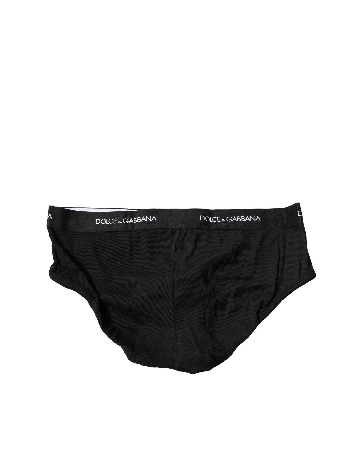 Black Cotton Stretch Regular Brief Underwear