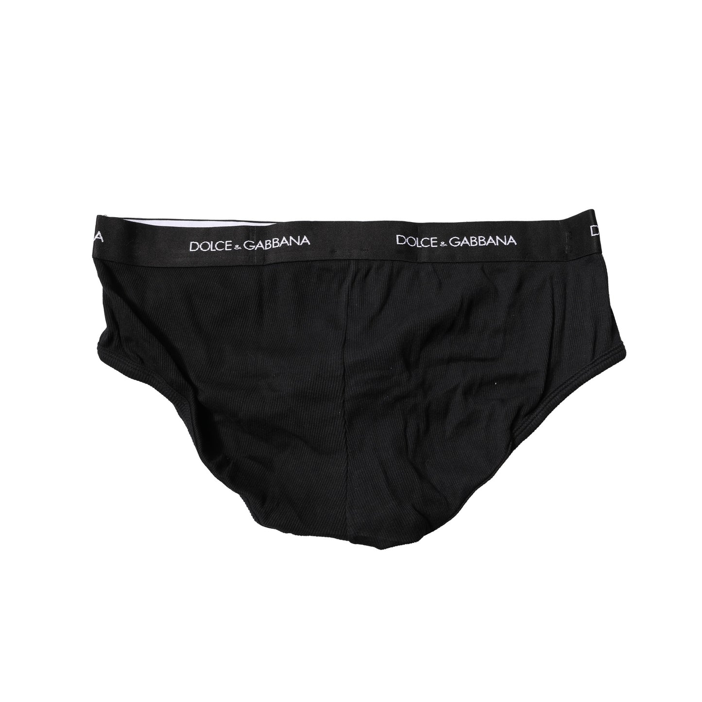 Black Cotton Stretch Regular Brief Underwear