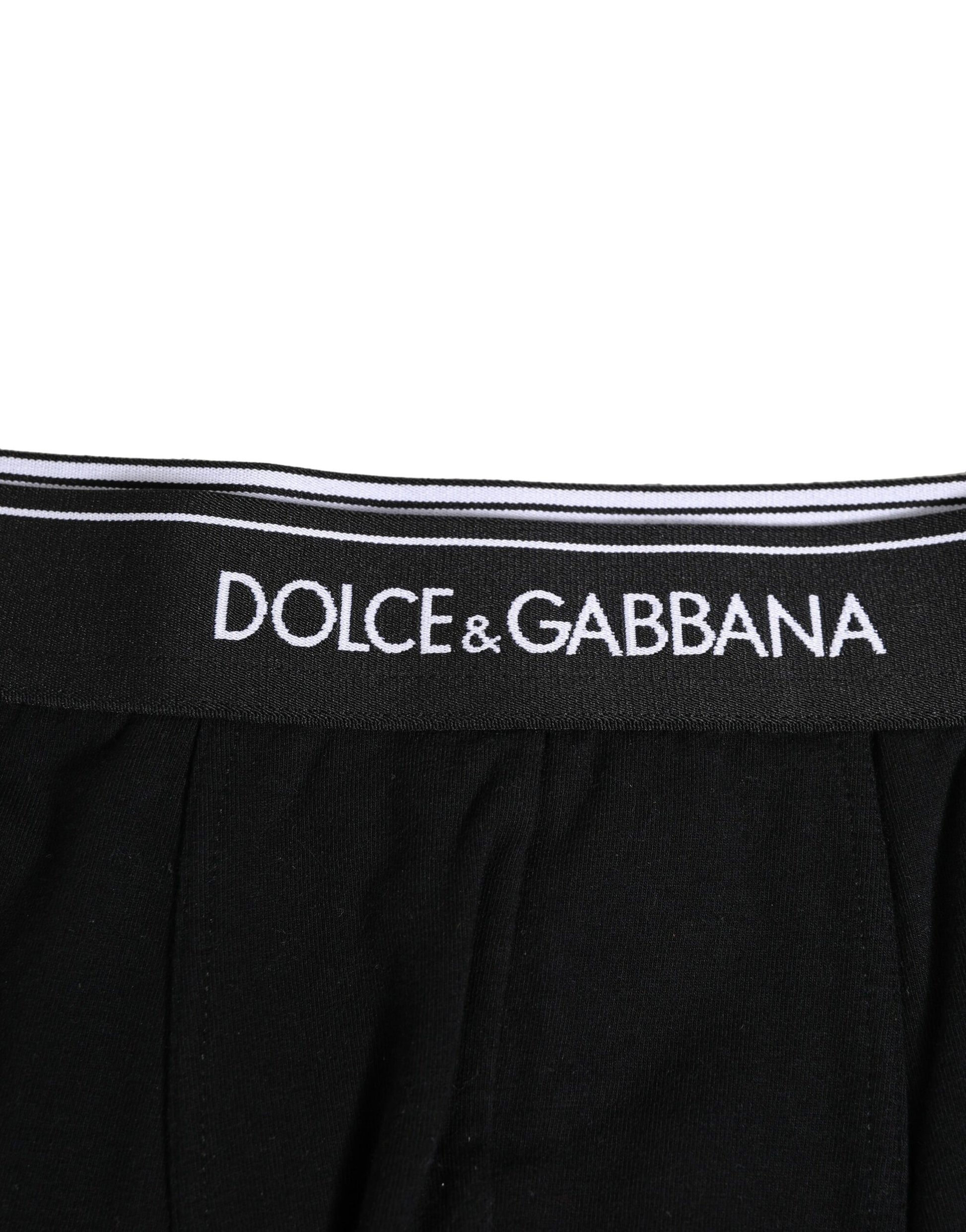 Black Cotton Stretch Regular Boxer Underwear