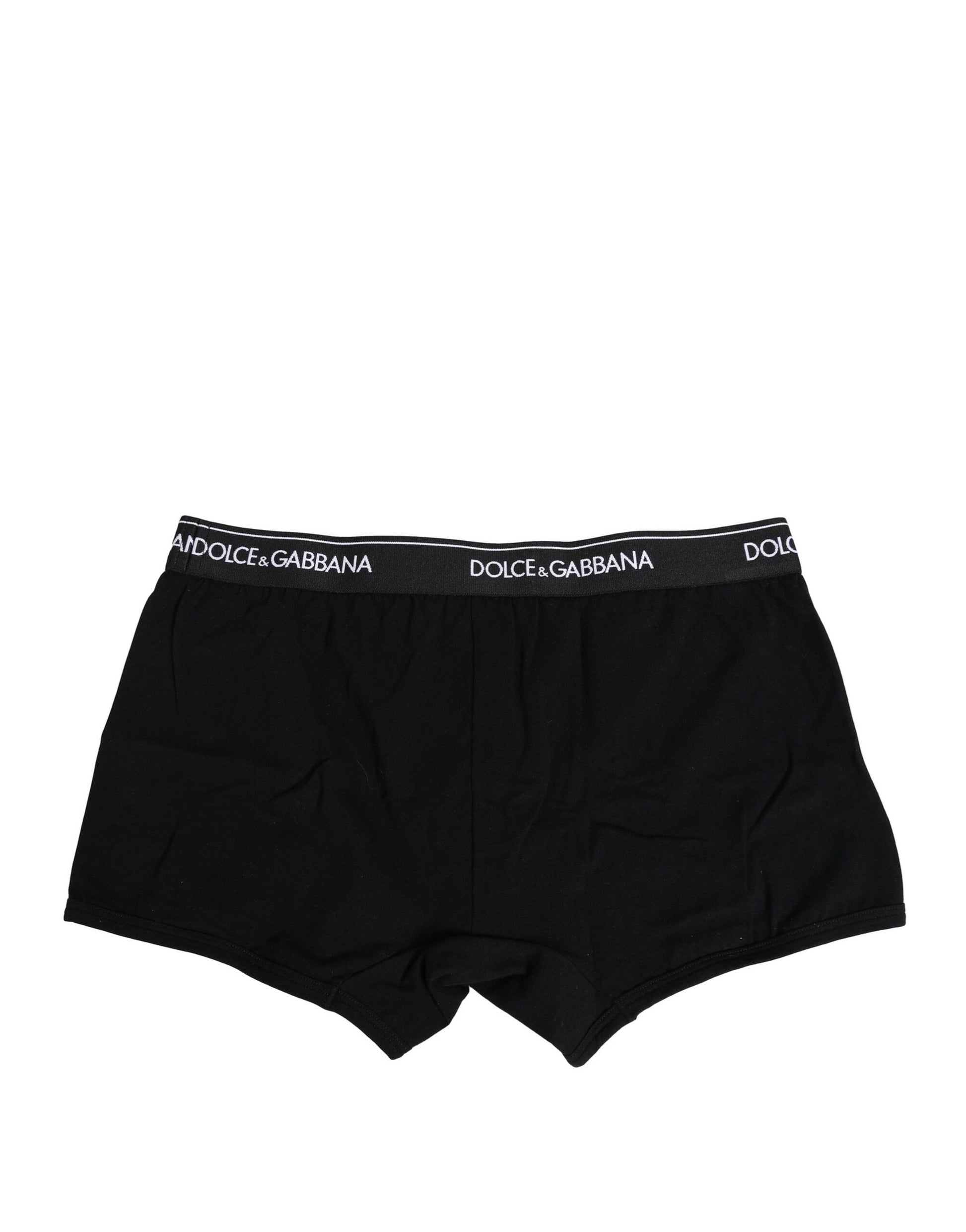 Black Cotton Stretch Regular Boxer Underwear