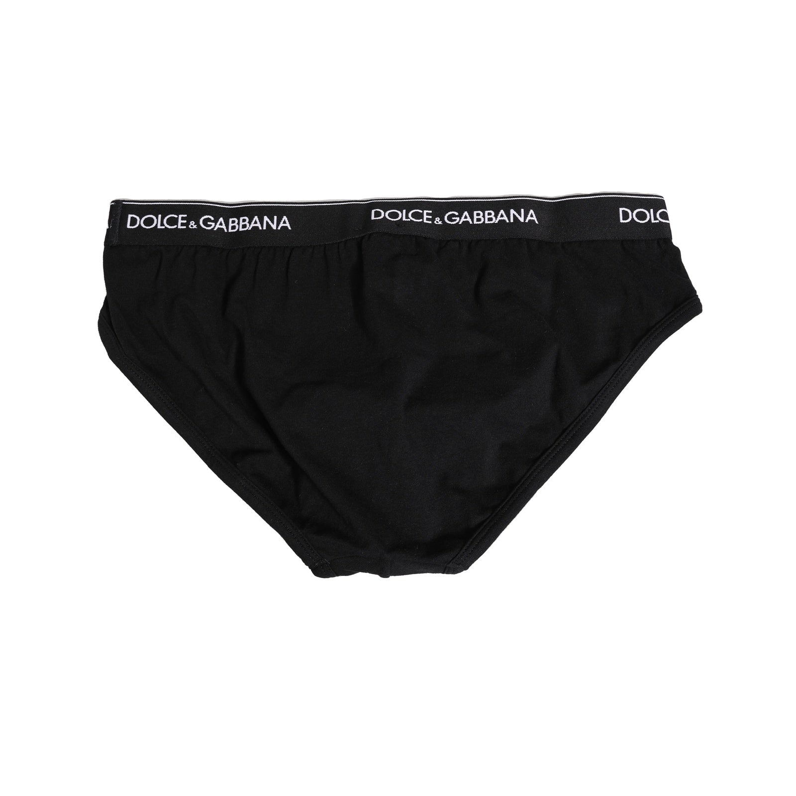 Black Cotton Stretch Regular Brief Underwear