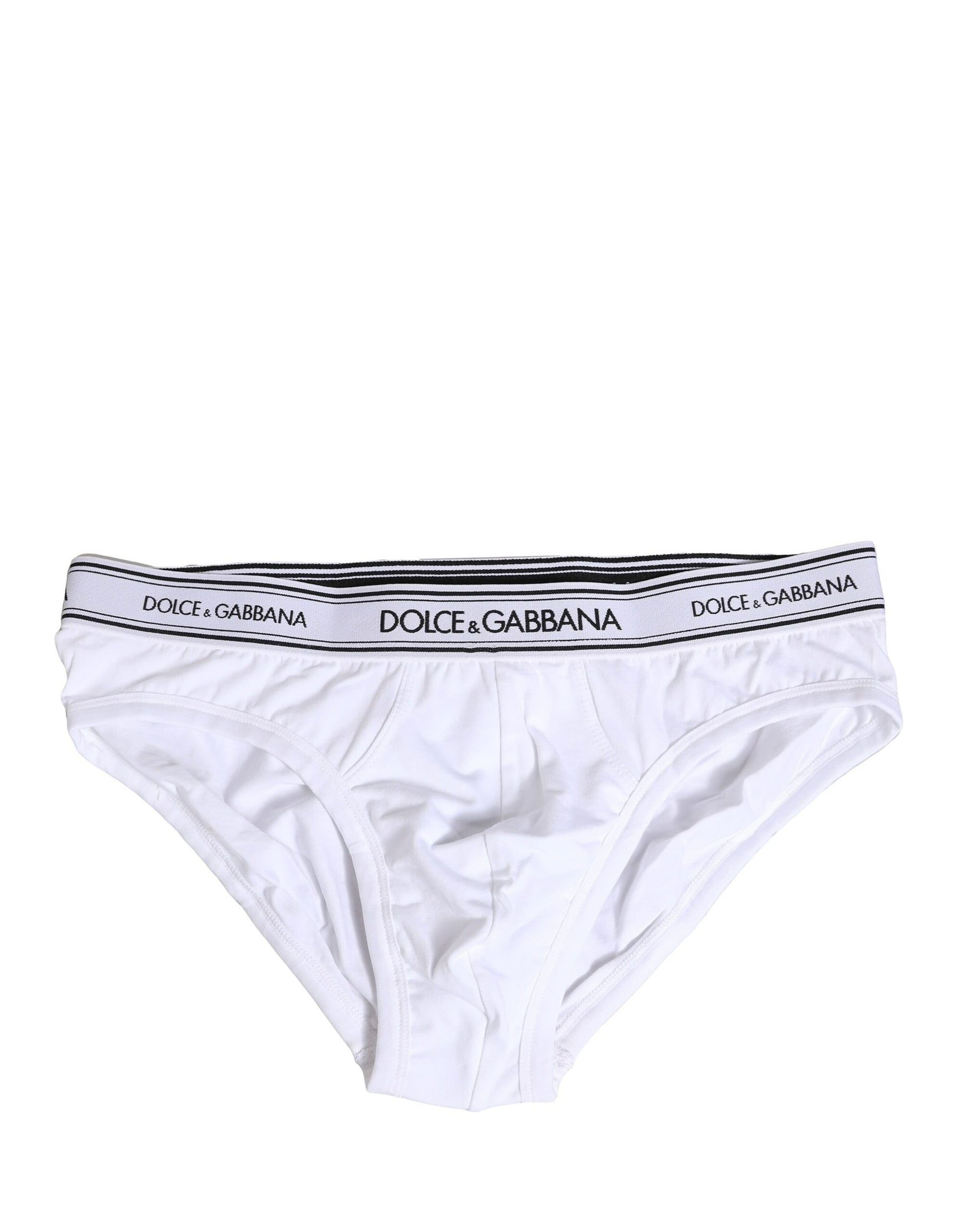 White Cotton Stretch Regular Brief Underwear