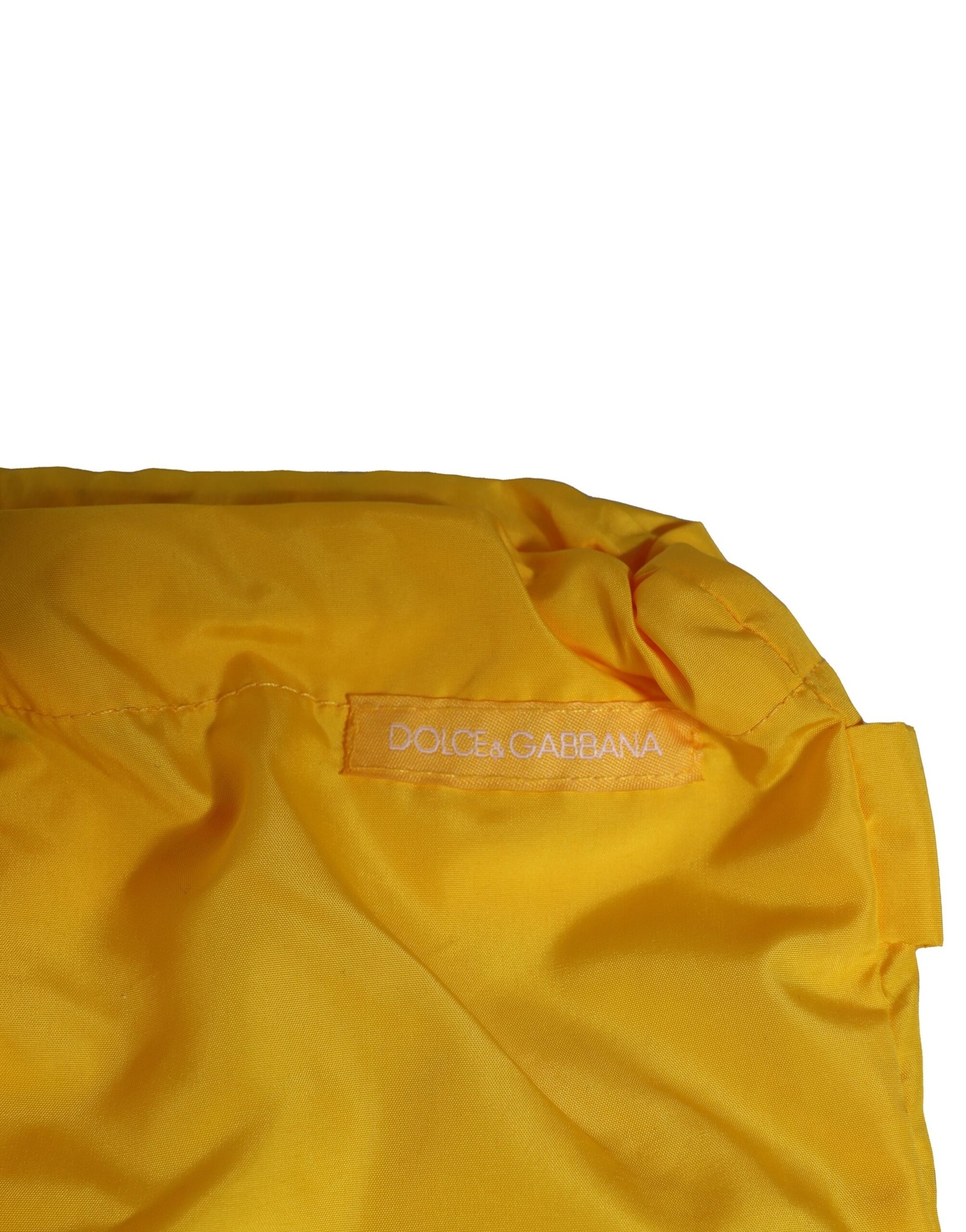 Yellow Waistband Logo Beachwear Brief Swimwear